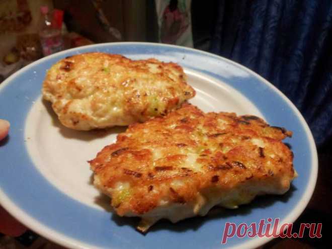 Рубленные куриные котлеты.