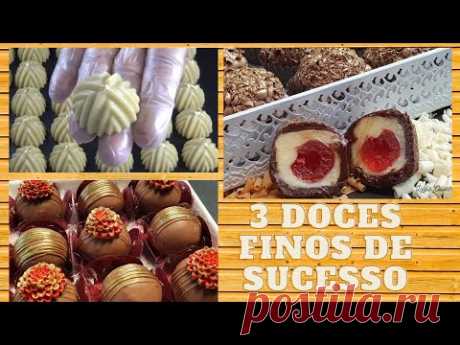 Как сделать 3 вкусные конфеты Fine Sweets! Невероятно вкусный и простой в приготовлении!