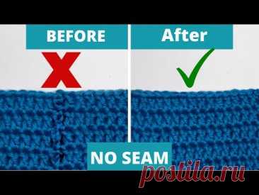 GO SEAMLESS!! Crochet Invisible join the easy way.