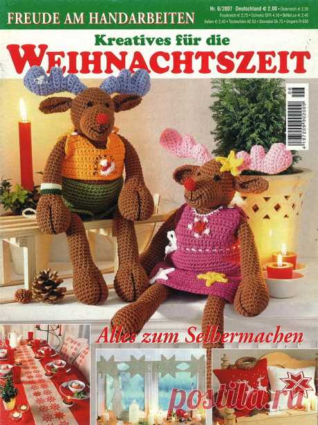 Freude am Handarbeiten: Kreatives fur die Weihnachtszeit №6 2007 - Забавные поделочки - Журналы по рукоделию - Страна рукоделия