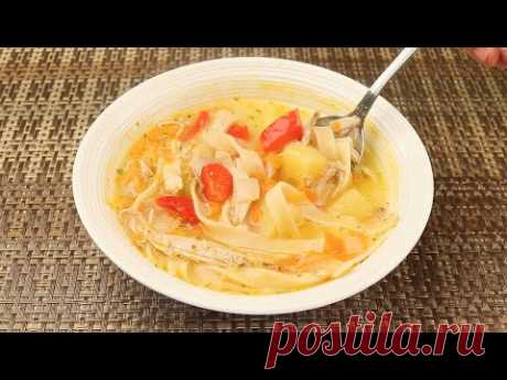 Вкусный суп на каждый день! Все всегда просят еще! Рецепт за 30 минут! АСМР