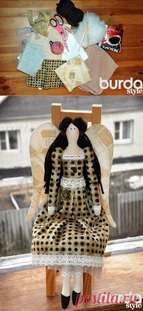Тильда кофейный Ангел: подробный мастер-класс / Мастер-классы / Burdastyle