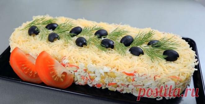 Крабовый Салат С Оливками Рецепт За (15) Минут Крабовый салат с оливками получается очень вкусным, оригинальным и красивым в подаче. Готовится легко и просто.