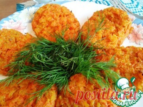 Веганские морковные котлеты с отрубями - кулинарный рецепт