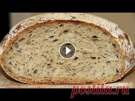РЖАНОЙ ХЛЕБ БЕЗ ЗАМЕСА. Получается у ВСЕХ! Хрустящая корочка и пористый мякиш ! 100% результат!!! #nataliyamashika Друзья, всем привет! :) По Вашим многочисленным просьбам сегодня пеку ржаной хлеб БЕЗ Замеса.Хлеб настолько простой в приготовлении, ...