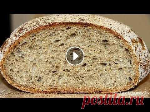 РЖАНОЙ ХЛЕБ БЕЗ ЗАМЕСА. Получается у ВСЕХ! Хрустящая корочка и пористый мякиш ! 100% результат!!! #nataliyamashika Друзья, всем привет! :) По Вашим многочисленным просьбам сегодня пеку ржаной хлеб БЕЗ Замеса.Хлеб настолько простой в приготовлении, ...