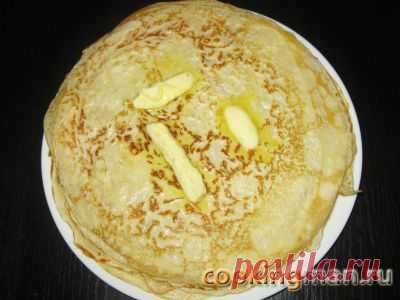 Блины на молоке с пошаговыми фото.