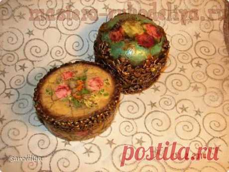 Шкатулки из картонных трубок | Золотые Руки