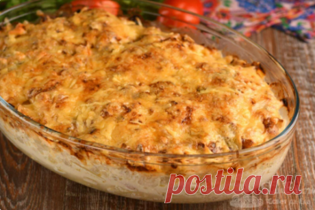 мясо по-французски с картошкой
