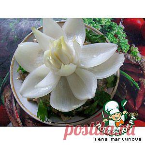 Цветок из лука