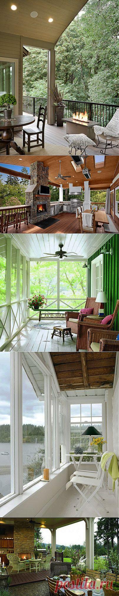 (+1) тема - Веранда - фотопримеры | УЮТНЫЙ ДОМ | советы