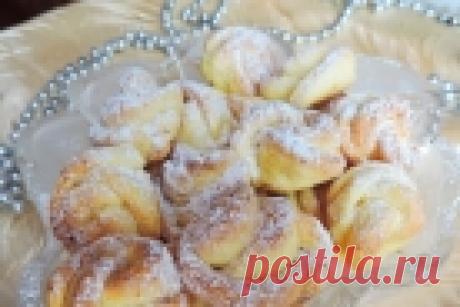 Домашнее печенье с творогом - пошаговый рецепт с фото на Повар.ру
