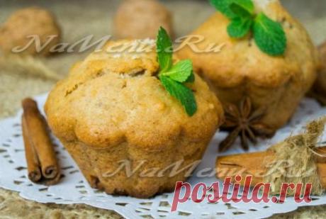 Маффины с орехами: рецепт с фото