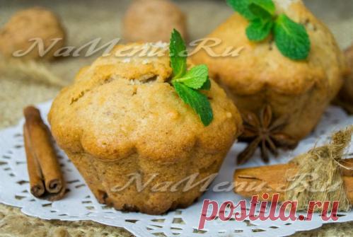 Маффины с орехами: рецепт с фото