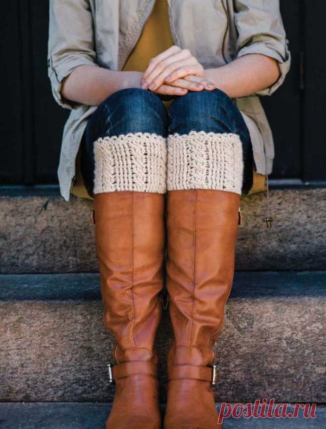 Celtic Cable Crochet and Cabled Boot Cuffs Pattern Excerpt! • Oombawka Design Crochet