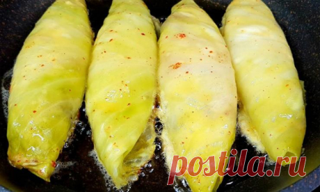 Свернули капусту в конверт и добавили внутрь курицу: проще и вкуснее голубцов