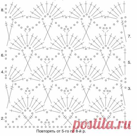 Кружевной жилет - схема вязания крючком. Вяжем Жилеты на Verena.ru
