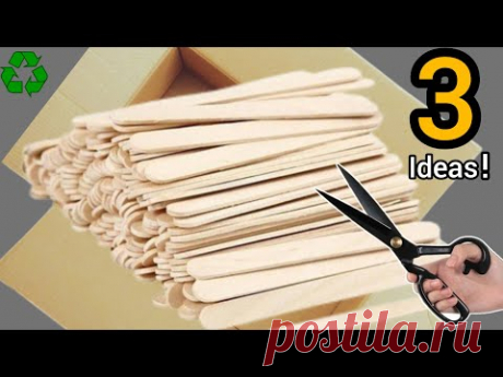 3 Incredible Popsicle Stick Ideas That Are Worth Hundreds of Dollars / Waste Recycling Ideas