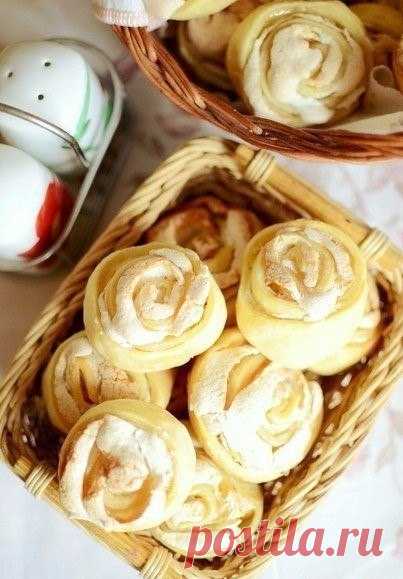 печенье розочки