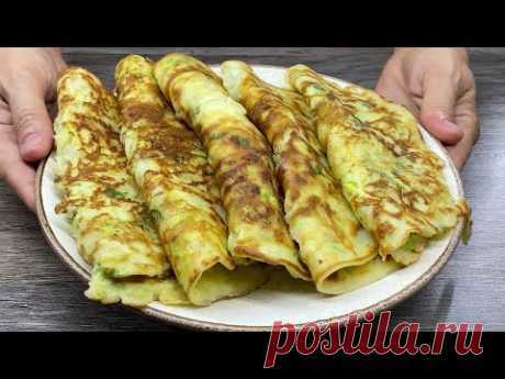 Просто натрите 1 кабачок и 2 картофелины! Так вкусно я еще не готовила! Овощные блинчики!