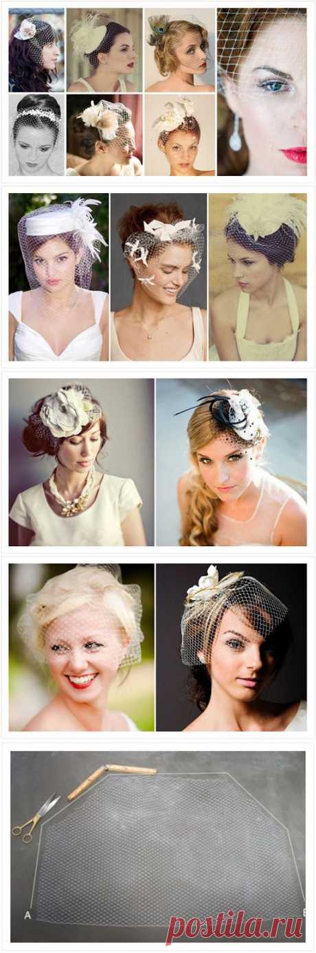 CreativeWeddings » Идеи для невесты: как сделать вуалетку своими руками