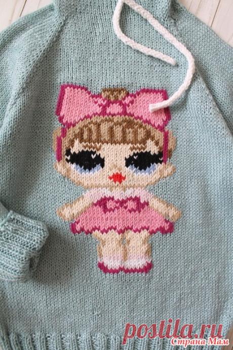 Свитшот с вышивкой "Кукла ЛОЛ" - Вязание - Страна Мам