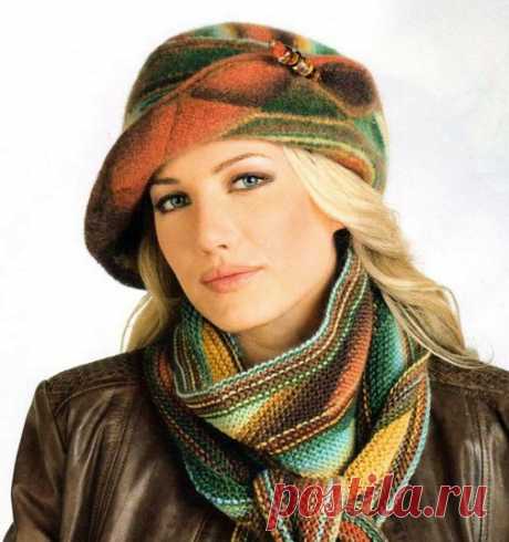 Головные уборы,шарфы и митенки в технике свинг (swing-knitting) - Klubok - Modnoe Vyazanie.ru.com
