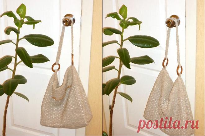 Сумка крючком