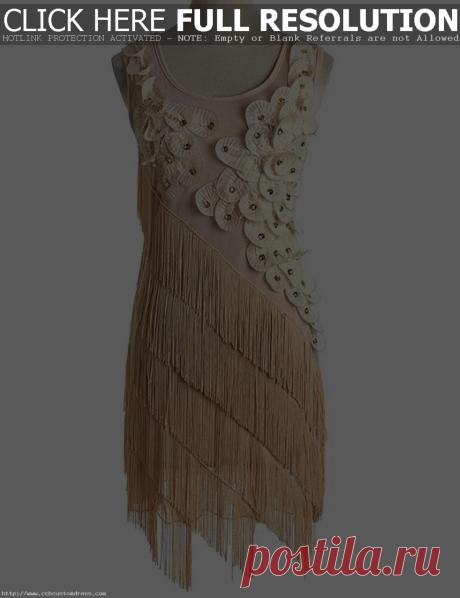 CCB Custom Dress beaded fringe flapper dress | CCB Custom Dress