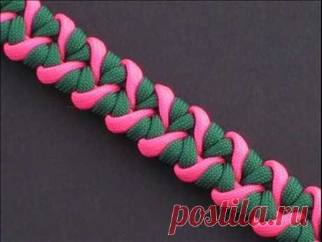 Шнур паракорд - очень красивое плетение