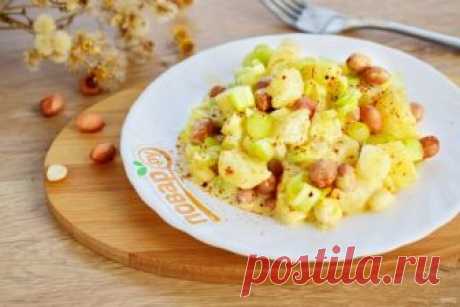Салат картофельный с ананасом - пошаговый рецепт с фото на Повар.ру