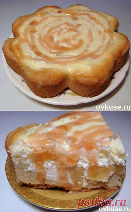 Творожный пирог с ананасами - Простые рецепты Овкусе.ру