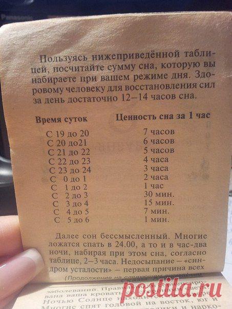 Посчитаем сумму сна и будем высыпаться..