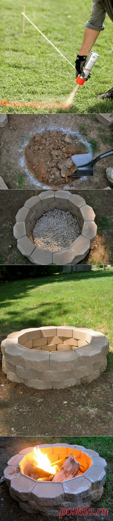 Garden hearth.