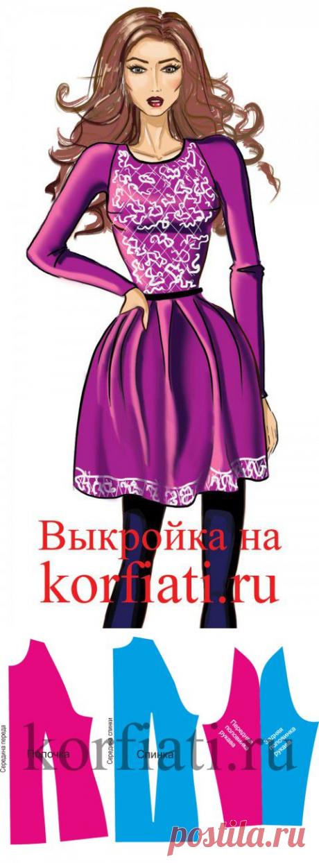 Выкройка рукава полуреглан от ШКОЛЫ ШИТЬЯ А. Корфиати