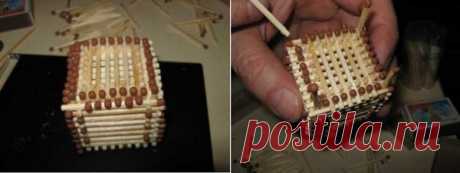 Домик из спичек своими руками