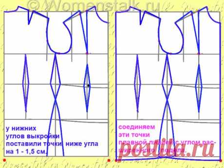 Простой и понятный способ построения выкройки от Ольги Клишевской.