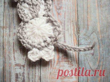 Символ грядущего года. Аппликация мышка крючком » «Хомяк55» - всё о вязании спицами и крючком