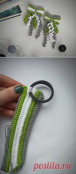 Мастер-класс : Изготавливаем вязаные бантики | Журнал Ярмарки Мастеров