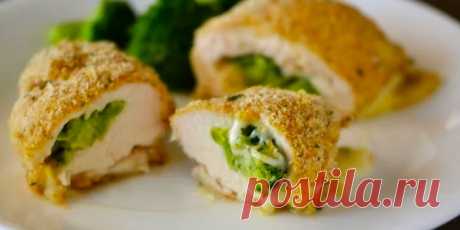 КУРИНЫЕ РУЛЕТЫ С БРОККОЛИ И СЫРОМ