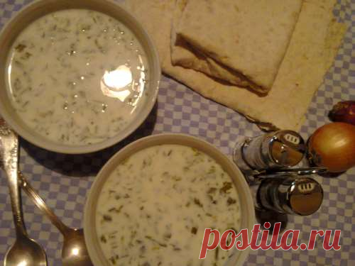 Рецепт: Довга - суп из зелени на кефире - все рецепты России