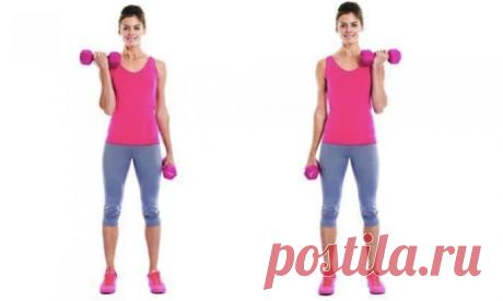 Быстрые и простые упражнения для похудения рук и подтяжки висящей кожи в домашних условиях