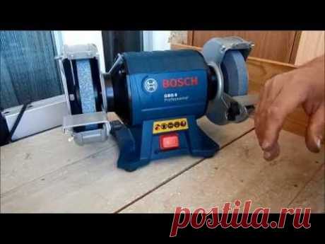 Точило Bosch GBG 6 Professional: обзор и доработка напильником ;)