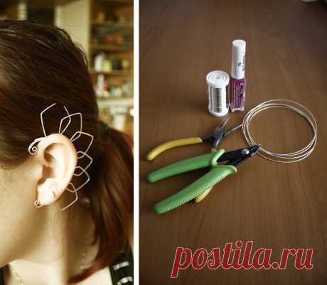 Как сделать космический кафф от TaFTaF? - Earcuff