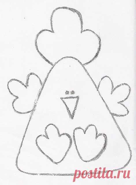 Как сшить курочку из ткани своими руками?