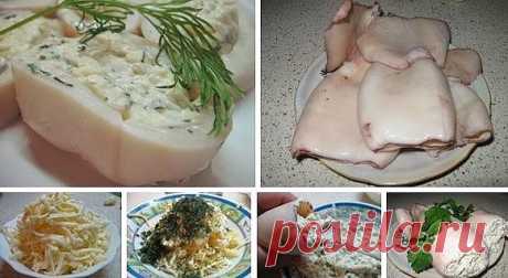 25 рецептов с кальмарами:
1. Фаршированные кальмары
2. Очень вкусный салат из кальмаров с плавленым сыром
3. Кальмары, фаршированные грибами
4. Нежный кальмар в сметанном соусе
5. Кальмары фаршированные
6. Хе из кальмаров
7. Салат из кальмаров с овощами
8. Салат из кальмаров с рисом
9. Салат из кальмаров с морской капустой
10. Салат из кальмаров с яблоками и клюквой
11. Салат из кальмаров с огурцами
12. Салат с кальмарами, сыром и кукурузой
13. Салат с кукурузой
14. Салат ...