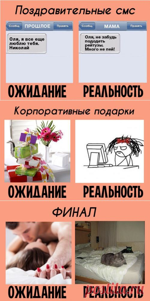 8 Марта: ожидания vs. реальность (8 фото)