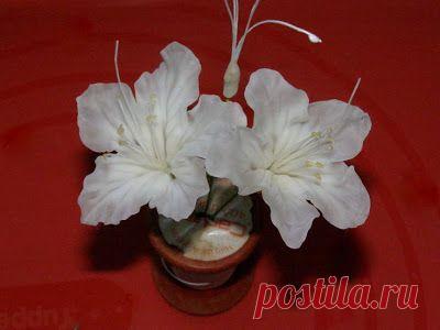 Мастер-класс по изготовлению небольшого цветочка - Цветочная феерия Ручная работа