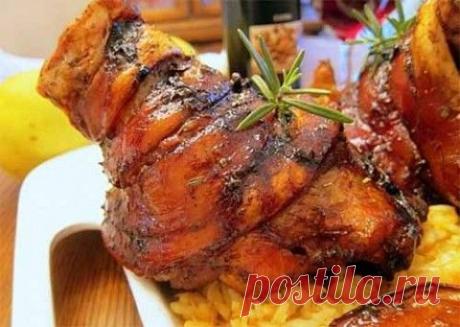 Рулька со специями