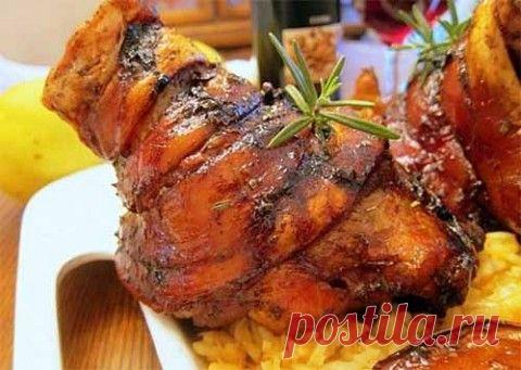 Рулька со специями